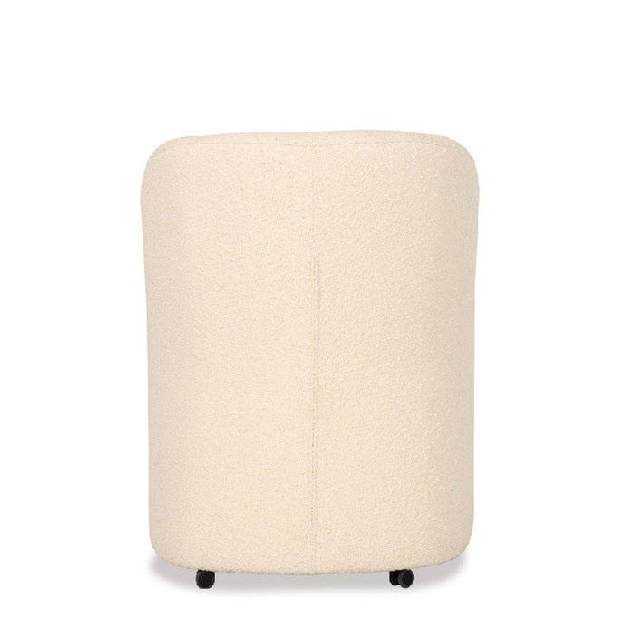 Tara Armchair - White Boucle - Paulas Home & Living