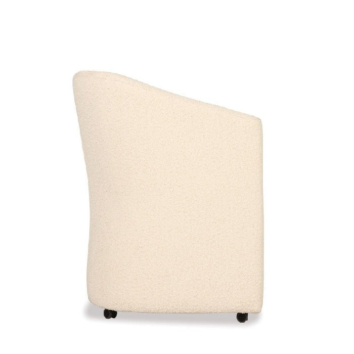 Tara Armchair - White Boucle - Paulas Home & Living