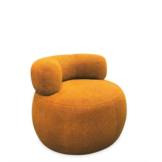 Tash Swivel Occasional Chair - Boucle Copper - Paulas Home & Living