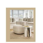 Tash Swivel Occasional Chair - Boucle White - Paulas Home & Living