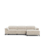 Tate 3 Seater Power Reclining Sofa with Chaise in Fabric - Paulas Home & Living