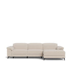 Tate 3 Seater Power Reclining Sofa with Chaise in Fabric - Paulas Home & Living