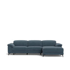Tate 3 Seater Power Reclining Sofa with Chaise in Fabric - Paulas Home & Living