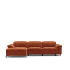 Tate 3 Seater Power Reclining Sofa with Chaise in Fabric - Paulas Home & Living