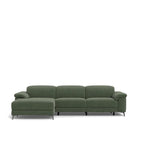 Tate 3 Seater Power Reclining Sofa with Chaise in Fabric - Paulas Home & Living