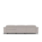Tate 3 Seater Power Reclining Sofa with Chaise in Fabric - Paulas Home & Living
