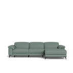 Tate 3 Seater Power Reclining Sofa with Chaise in Leather - Paulas Home & Living