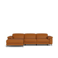 Tate 3 Seater Power Reclining Sofa with Chaise in Leather - Paulas Home & Living