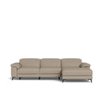 Tate 3 Seater Power Reclining Sofa with Chaise in Leather - Paulas Home & Living
