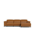 Tate 3 Seater Power Reclining Sofa with Chaise in Leather - Paulas Home & Living