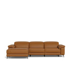 Tate 3 Seater Power Reclining Sofa with Chaise in Leather - Paulas Home & Living