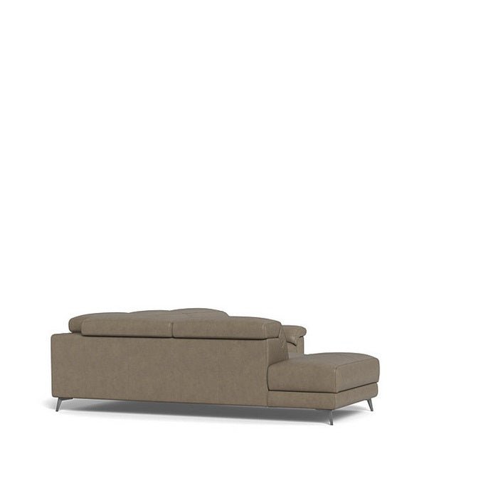 Tate 3 Seater Power Reclining Sofa with Chaise LHF in Leather - Paulas Home & Living