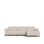 Tate 3 Seater Power Reclining Sofa with Chaise RHF in Leather - Paulas Home & Living