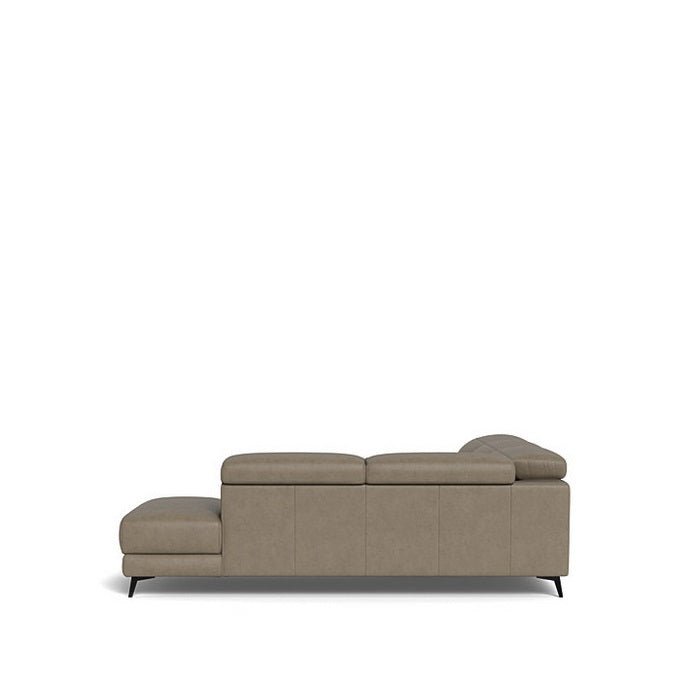 Tate 3 Seater Power Reclining Sofa with Corner Chaise RHF in Leather - Paulas Home & Living