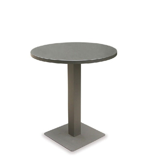 Taupo Outdoor Side Table - 600dia Gunmetal - Paulas Home & Living