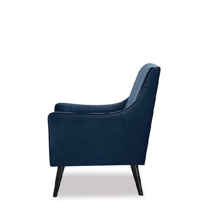 Tekapo Armchair - Navy Velvet - Paulas Home & Living