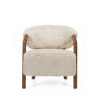 The Yak Shaggy Armchair - Dark Oak frame - Paulas Home & Living