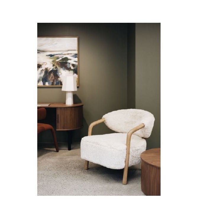 The Yak Shaggy Armchair - Oak frame - Paulas Home & Living
