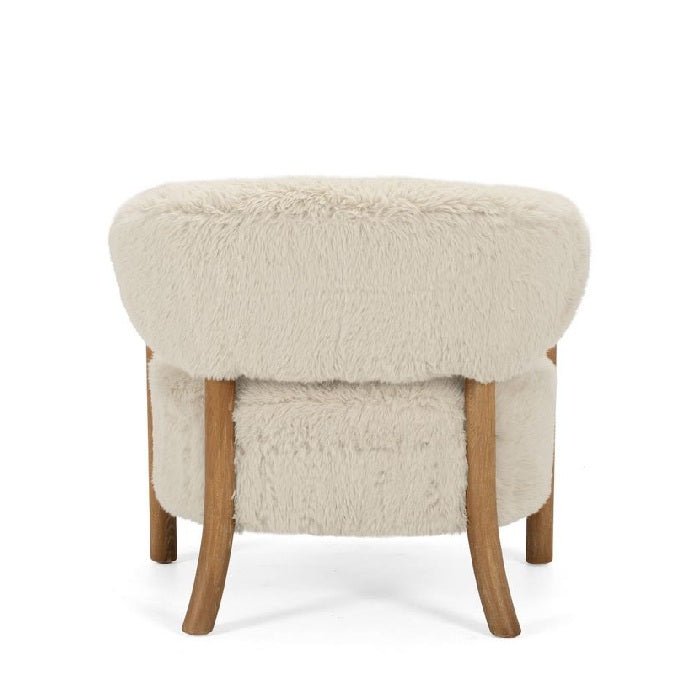 The Yak Shaggy Armchair - Oak frame - Paulas Home & Living