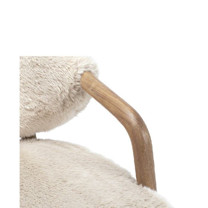 The Yak Shaggy Armchair - Oak frame - Paulas Home & Living
