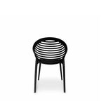 TIG Outdoor Chair - Black (Stackable) - Paulas Home & Living