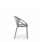 TIG Outdoor Chair - Grey (Stackable) - Paulas Home & Living