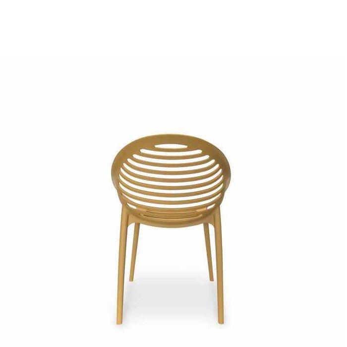 TIG Outdoor Chair - Mustard (Stackable) - Paulas Home & Living