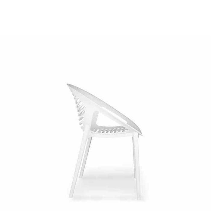 TIG Outdoor Chair - White (Stackable) - Paulas Home & Living
