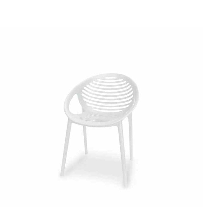 TIG Outdoor Chair - White (Stackable) - Paulas Home & Living