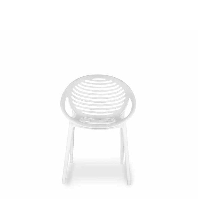 TIG Outdoor Chair - White (Stackable) - Paulas Home & Living