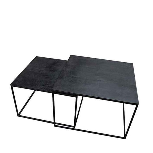 Tonto Coffee Tables Set of 2 - Black - Paulas Home & Living