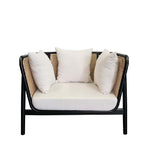 Torana Armchair - Black - Paulas Home & Living