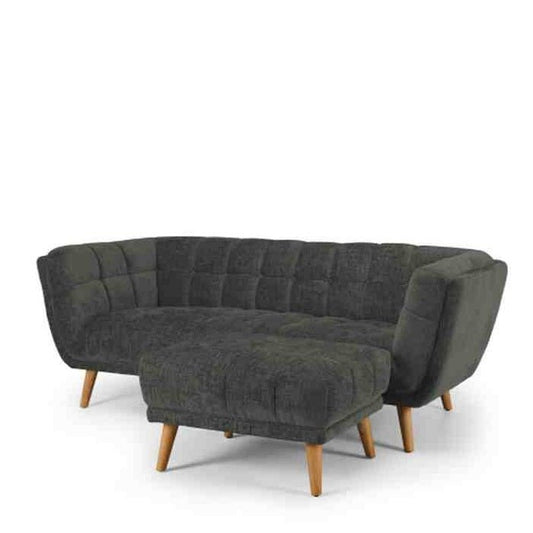 Towelie 3 Seater & Footstool Fern Green - Paulas Home & Living