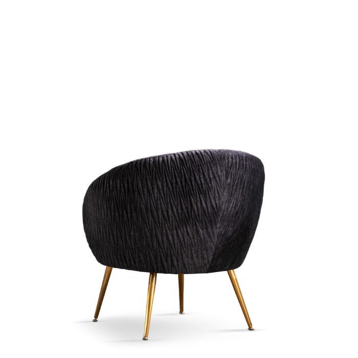 Tribeca Chair - Charcoal Velvet - Paulas Home & Living