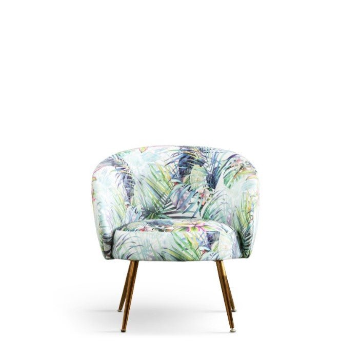 Tribeca Chair - Fern Velvet - Paulas Home & Living