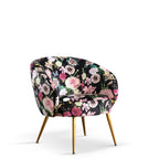 Tribeca Chair - Floral Velvet - Paulas Home & Living