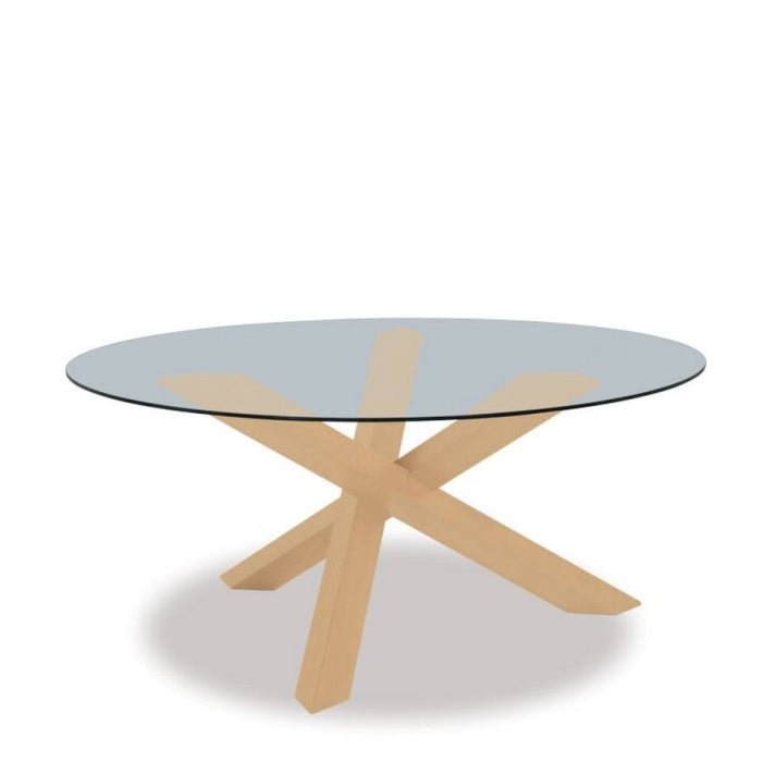 Tripod Dining Table - Oak Base - 1500dia - Paulas Home & Living