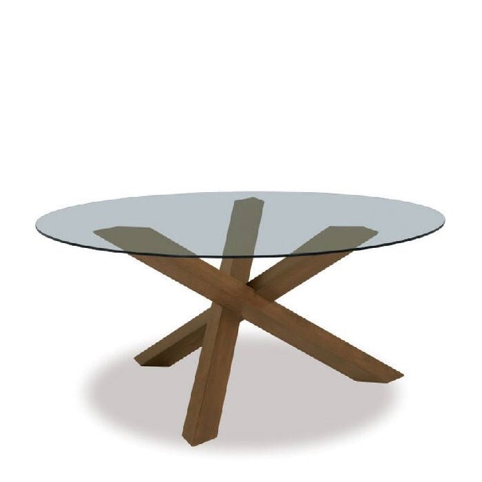 Tripod Dining Table - Oak Base - 1500dia - Paulas Home & Living