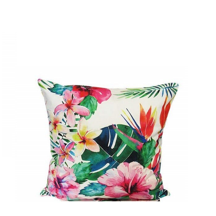 Tropical Flowers Cushion - Paulas Home & Living