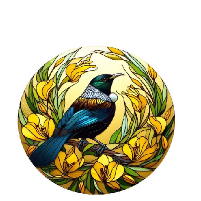 Tui Stained Glass Hanger 115dia