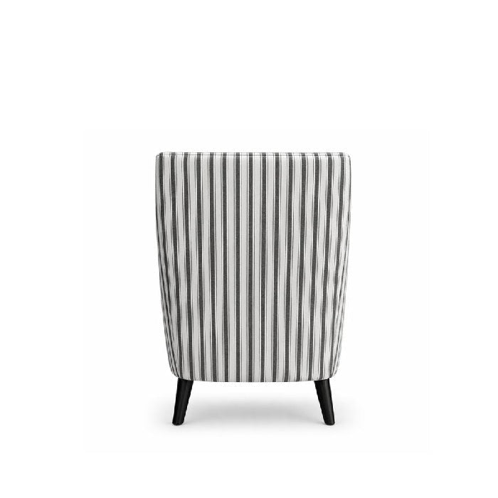 Tyler Stripe Tub Chair – Classic Linen Comfort - Paulas Home & Living