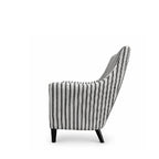 Tyler Stripe Tub Chair – Classic Linen Comfort - Paulas Home & Living