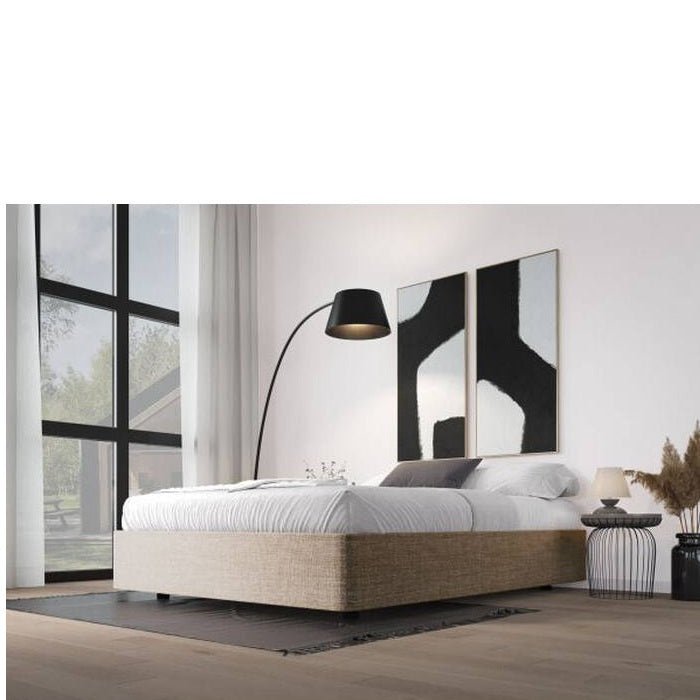 Upholstered Float Base - With or Without Drawers - Paulas Home & Living