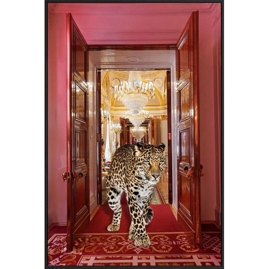 Upper Class Leopard canvas - Paulas Home & Living