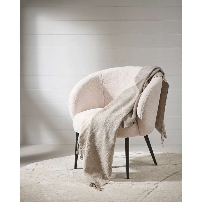 Varese Throw Biscuit (Wool/Cotton Mix) - Paulas Home & Living