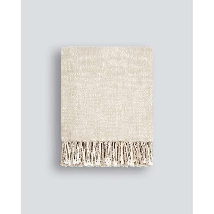 Varese Throw Biscuit (Wool/Cotton Mix) - Paulas Home & Living