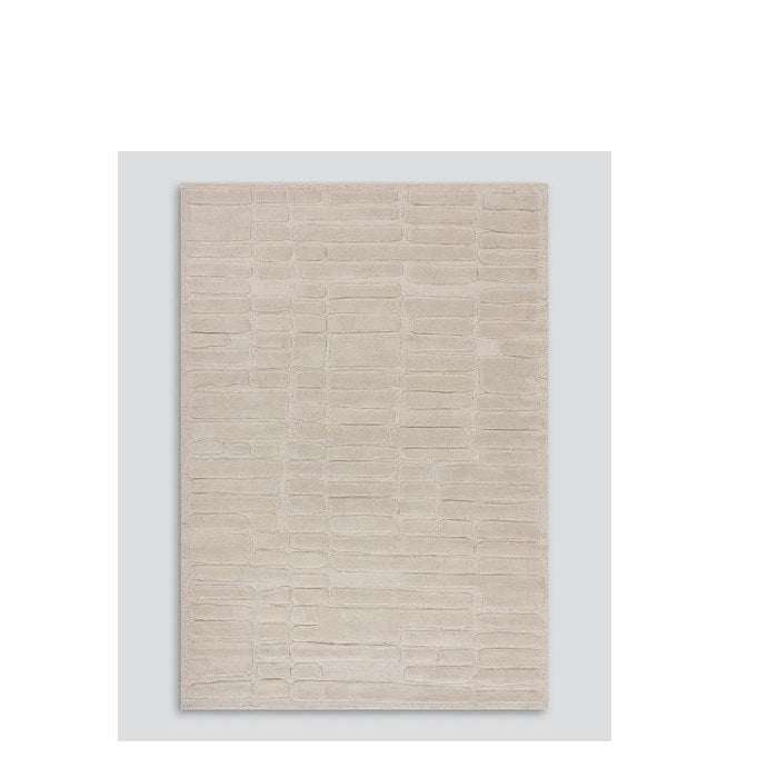 Venice Floor Rug Ecru - (100% Wool) - Paulas Home & Living