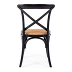 Villa X-Back Chair - Aged Black - Paulas Home & Living