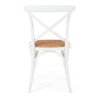 Villa X-Back Chair - Aged White - Paulas Home & Living