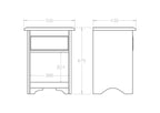 Villager BR Bedside 1 Drawer - Paulas Home & Living